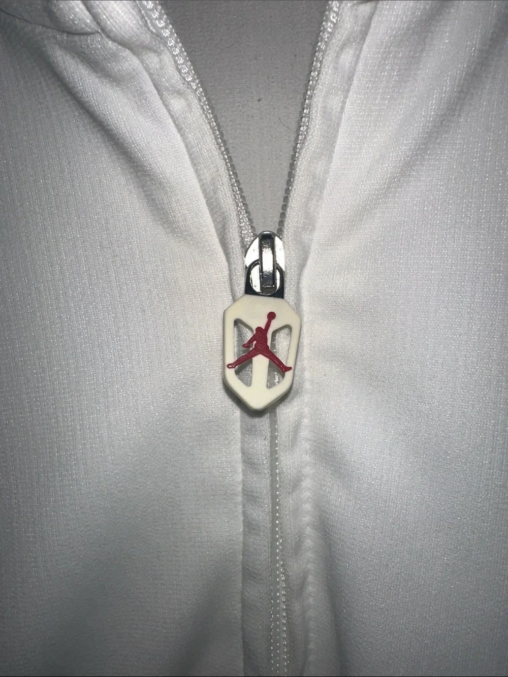 Vintage Jordan Jumpman Track Jacket Men’s Size XL White Black Colorblock Red